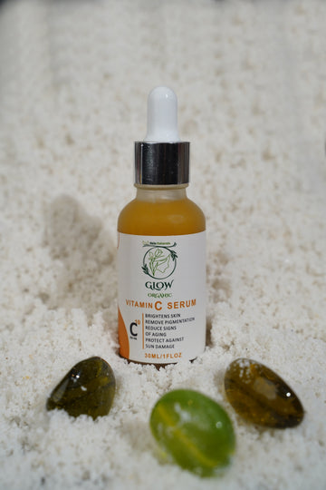 Glow Organic Vitamin C Brightening Serum for Face